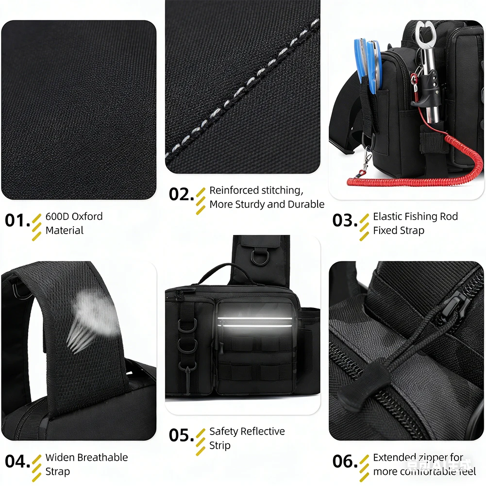 Mochila de pesca com suporte p - Hiking Backpack Waterproof avaliação e preço
