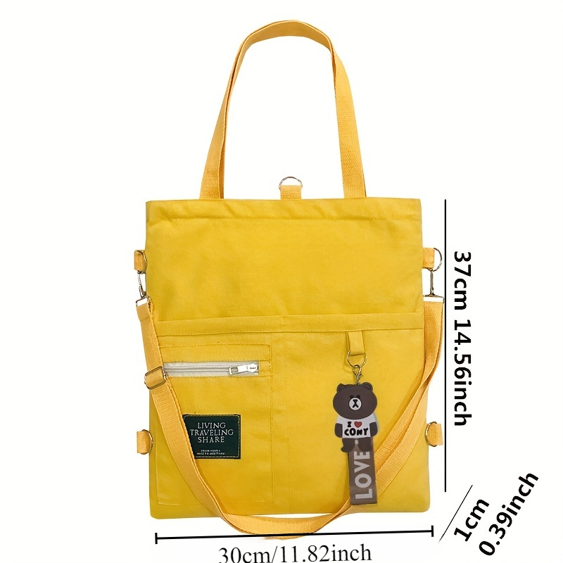 Bolsa de ombro feminina de lon - Canvas Backpack Casual avaliação e preço