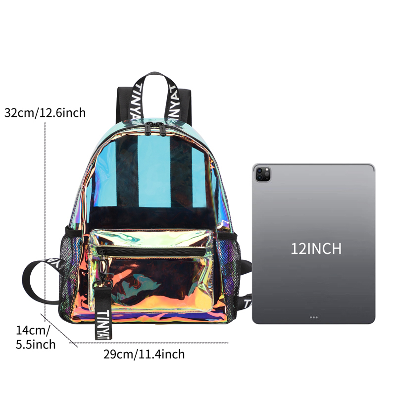 TINYAT Mochilas transparentes  - Fashion Backpack Women avaliação e preço
